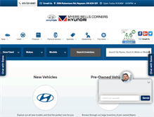 Tablet Screenshot of myershyundai.com